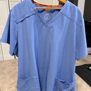 Dickies Women’s Blue Scrub Shirt